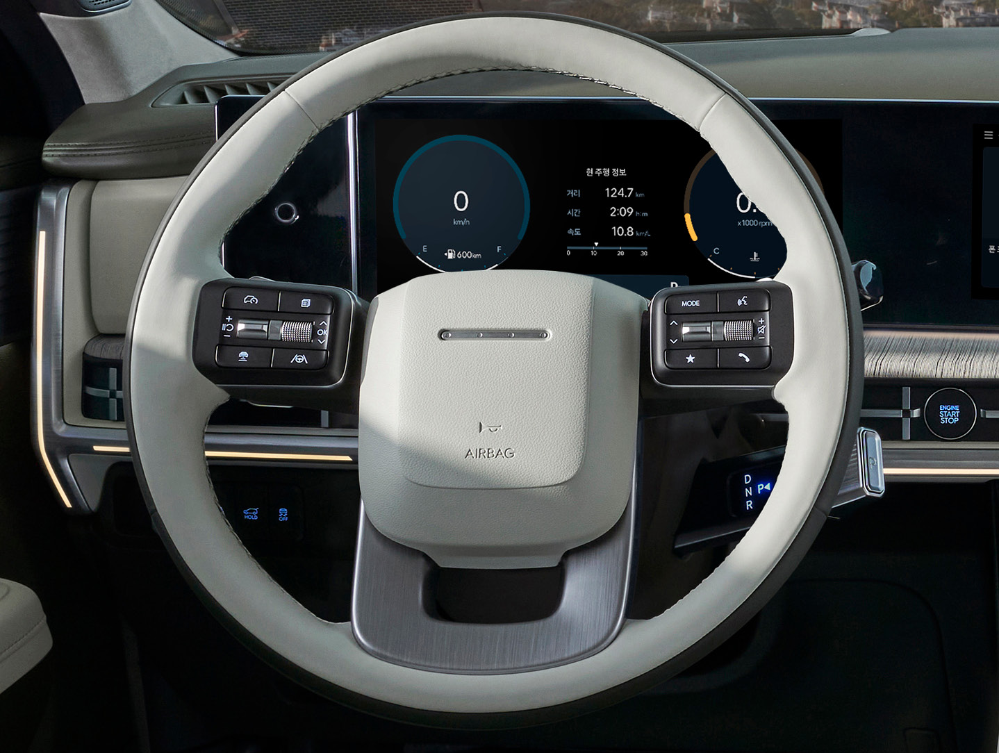 싼타페 풀체인지 캘리그라피 블랙잉크