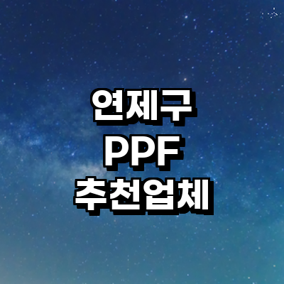 부산 연제구 ppf