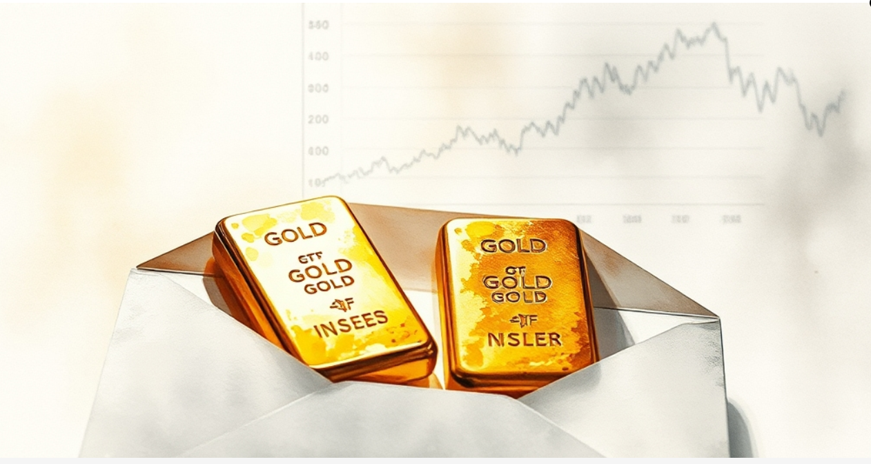 금괴와 그래프 이미지