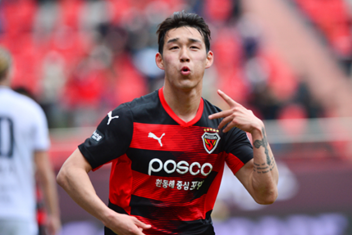 전북 현대 모터스 송민규 경기 모습│K리그 공격수 프로필