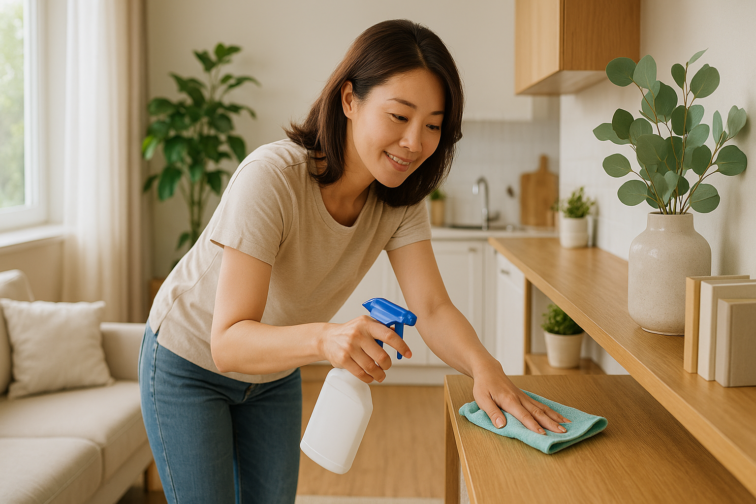 집안 정리 및 청소