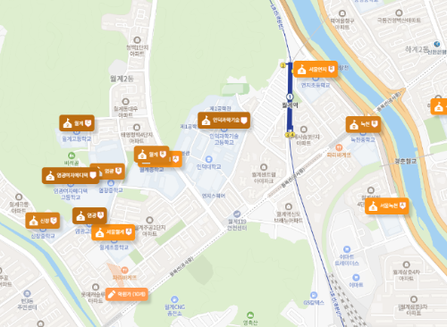 학원가