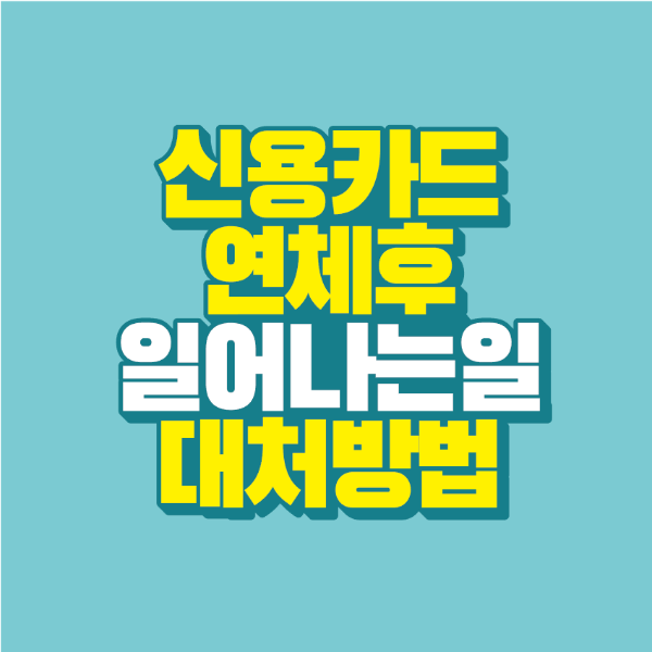 썸네일-신용카드-연체후-일어나는-일-대처방법