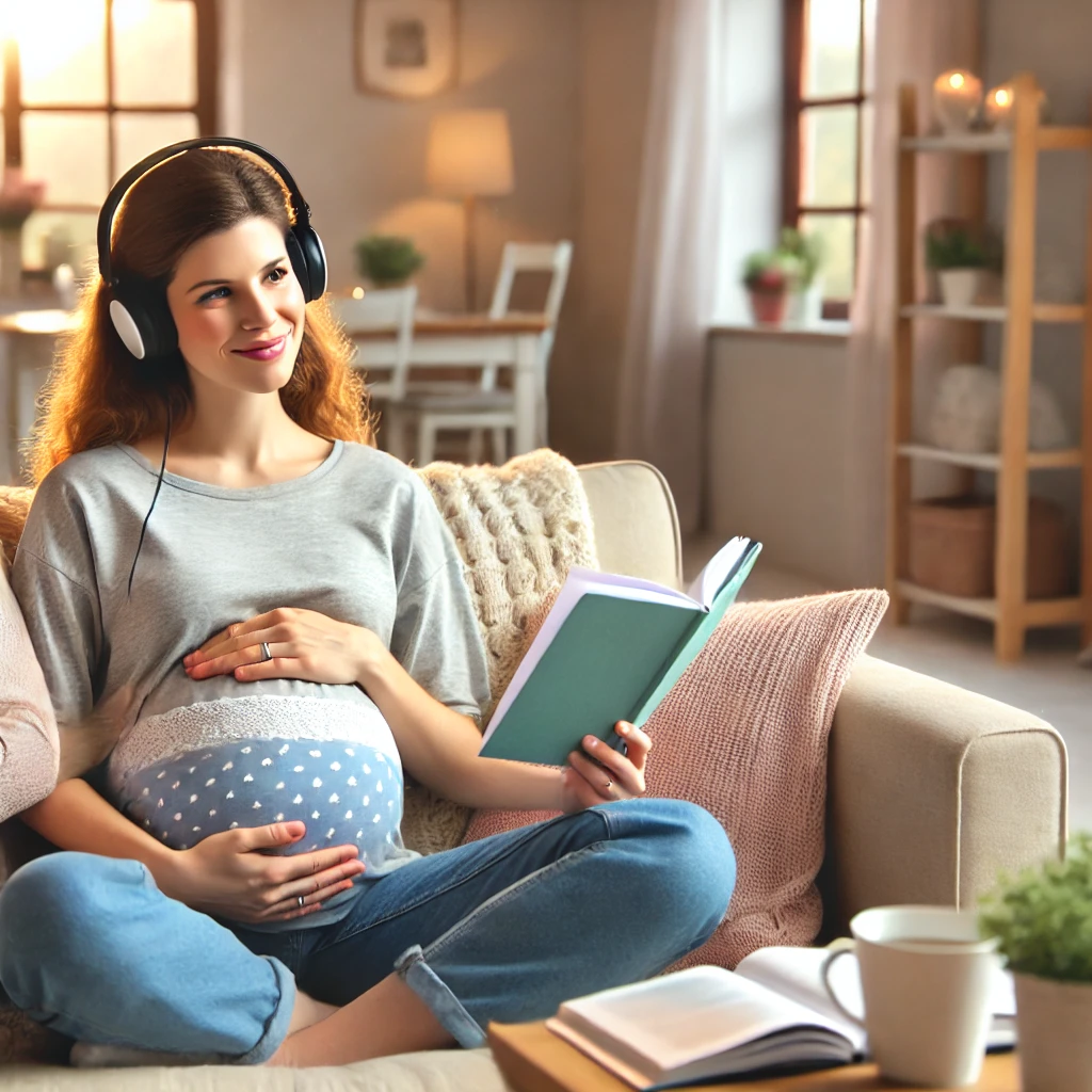 태교하는 임산부