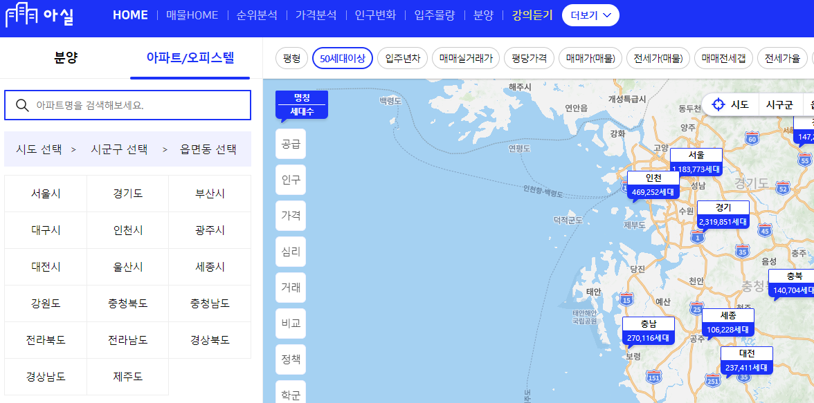 아파트 실거래가 조회 사이트 5곳