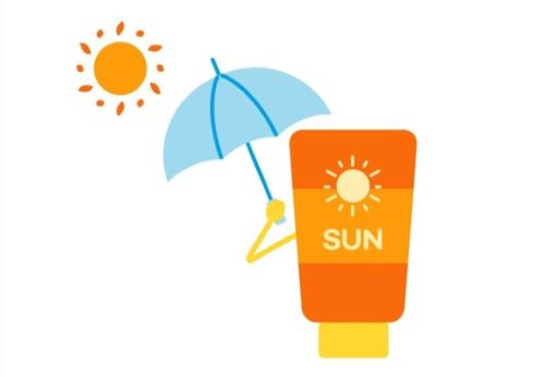 피부노화 일러스트 이미지