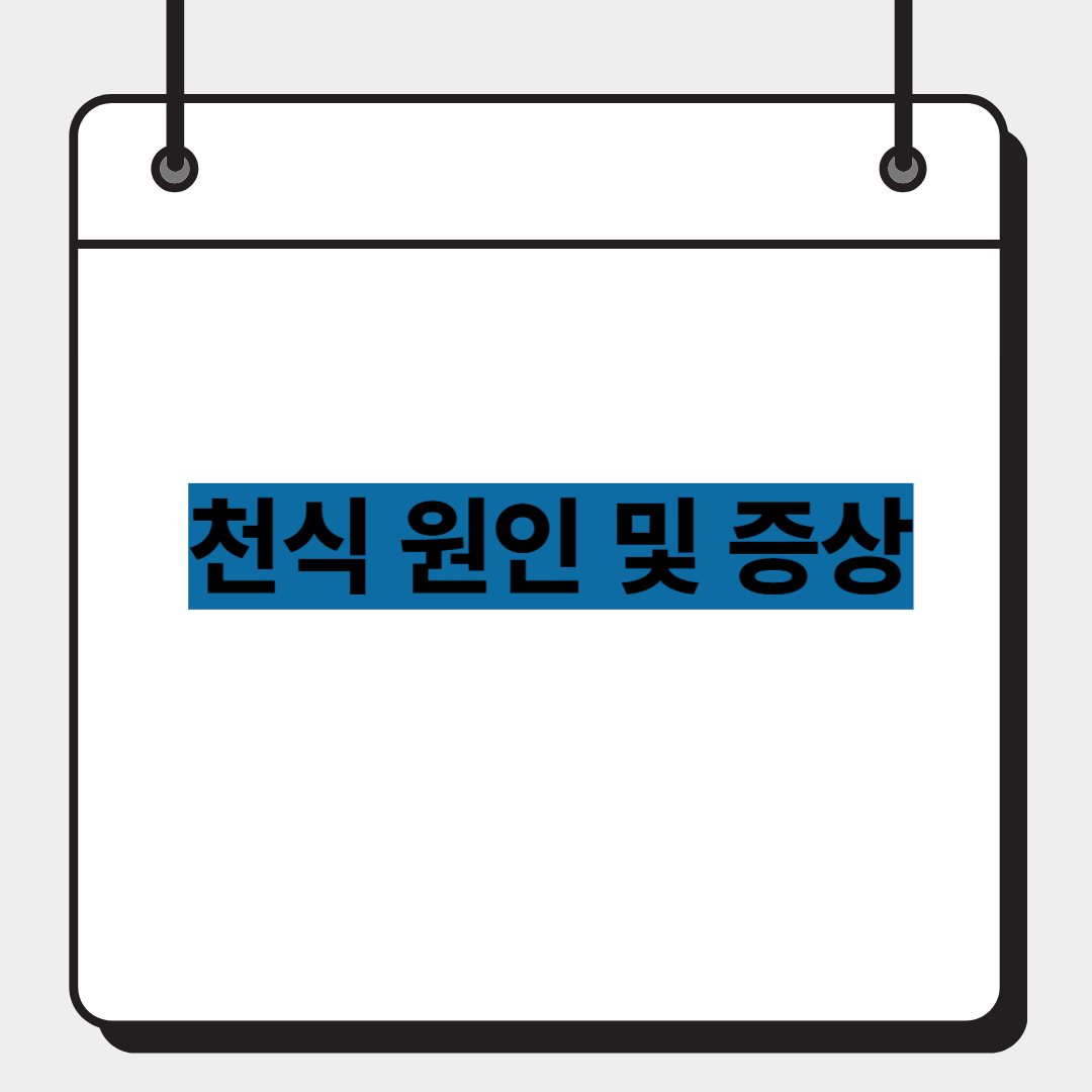 천식 원인 및 증상