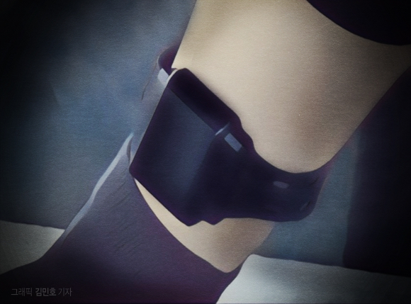 8년 전 이혼하고도 생활비를 요구하며 전 아내를 스토킹한 70대 남성이 위치추적 전자장치(전자발찌)를 차게 됐다. [사진=뉴시스]