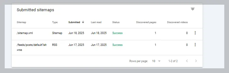 사이트맵 오류 해결하는 방법