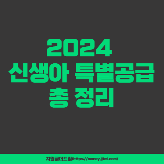 2024 신생아 특별공급