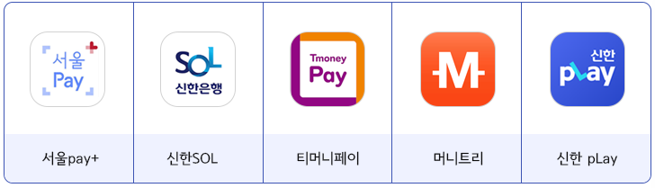 서울사랑상품권 구매 결제앱 5개