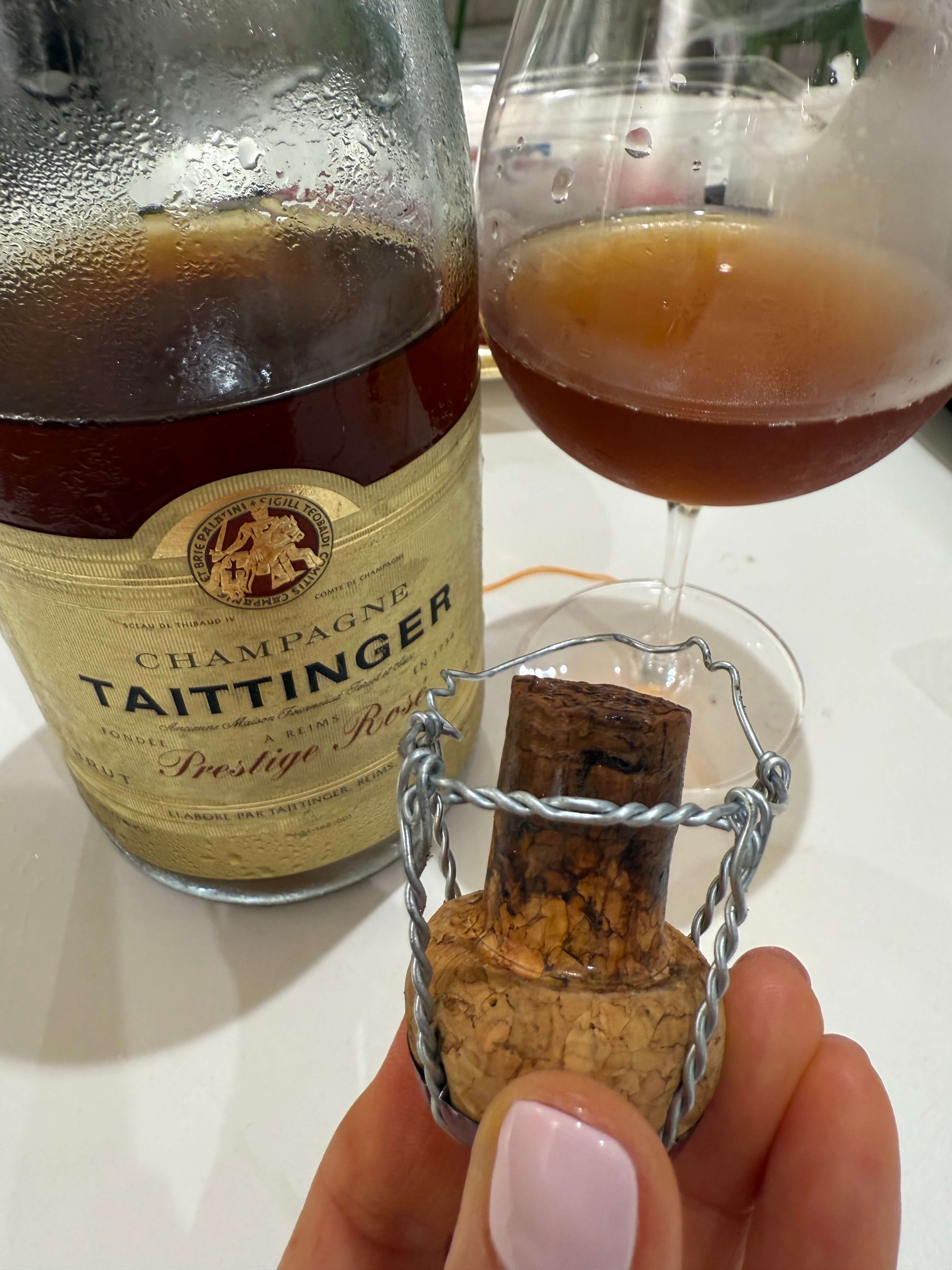Taittinger Prestige Rosé (1990s–early 2000s Release), Champagne, France๏ฝ๋ผ๋
์ ธ ํ๋ ์คํฐ์ง ๋ก์ (1990๋
๋~2000๋
๋ ์ด๋ฐ)