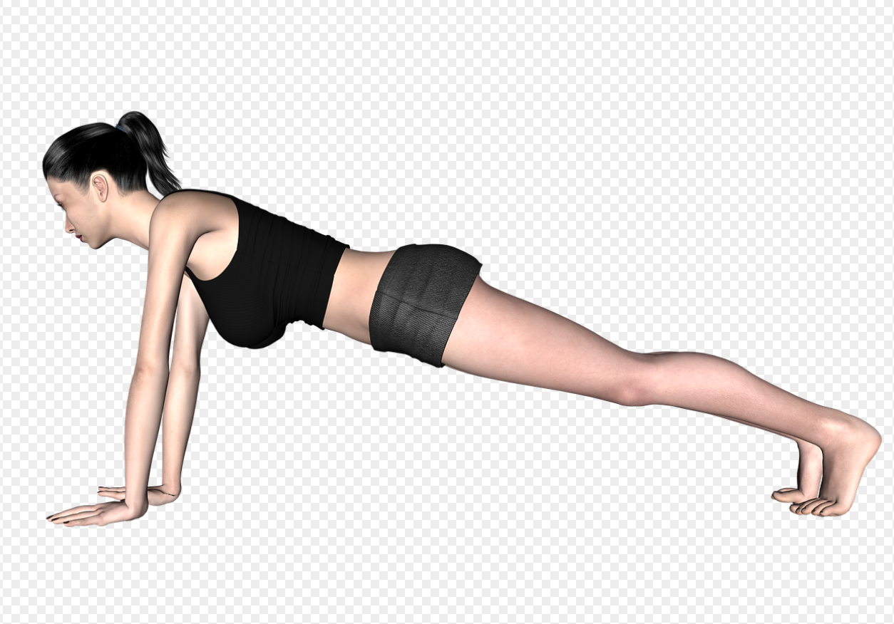 요가 플랭크 자세