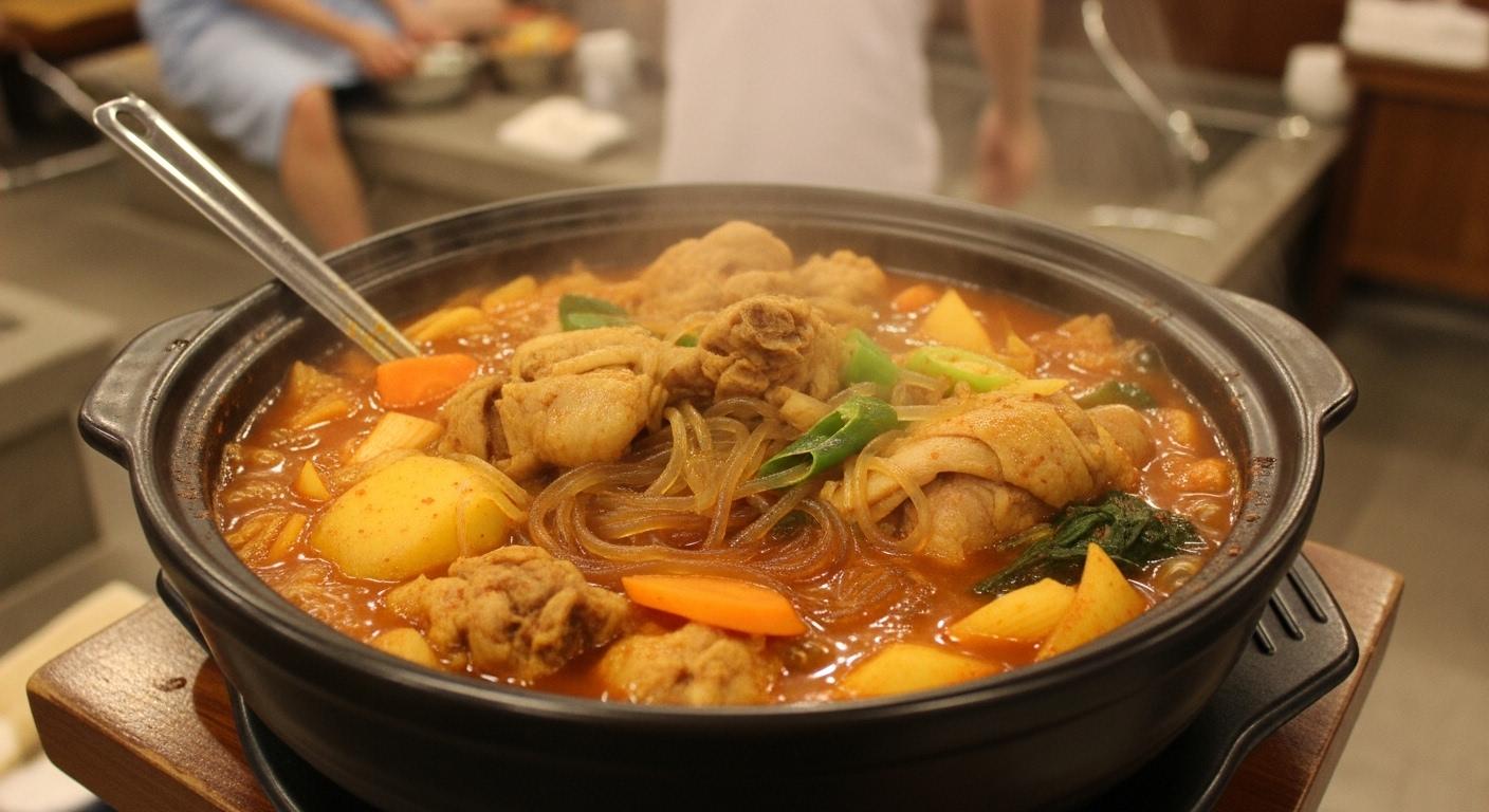 혼자는 못해 찜질방 닭볶음탕
