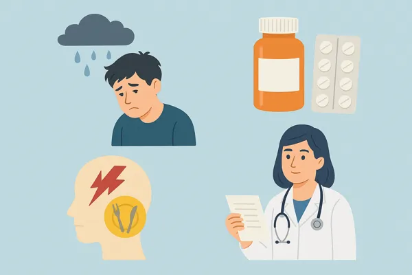 두통과 소화불량 같은 신체적 증상