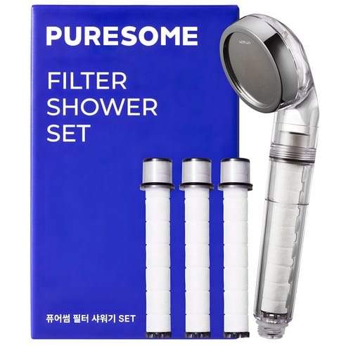 필터샤워기 고르는법 3종 비교 퓨어썸 아토젯 글랑앤
