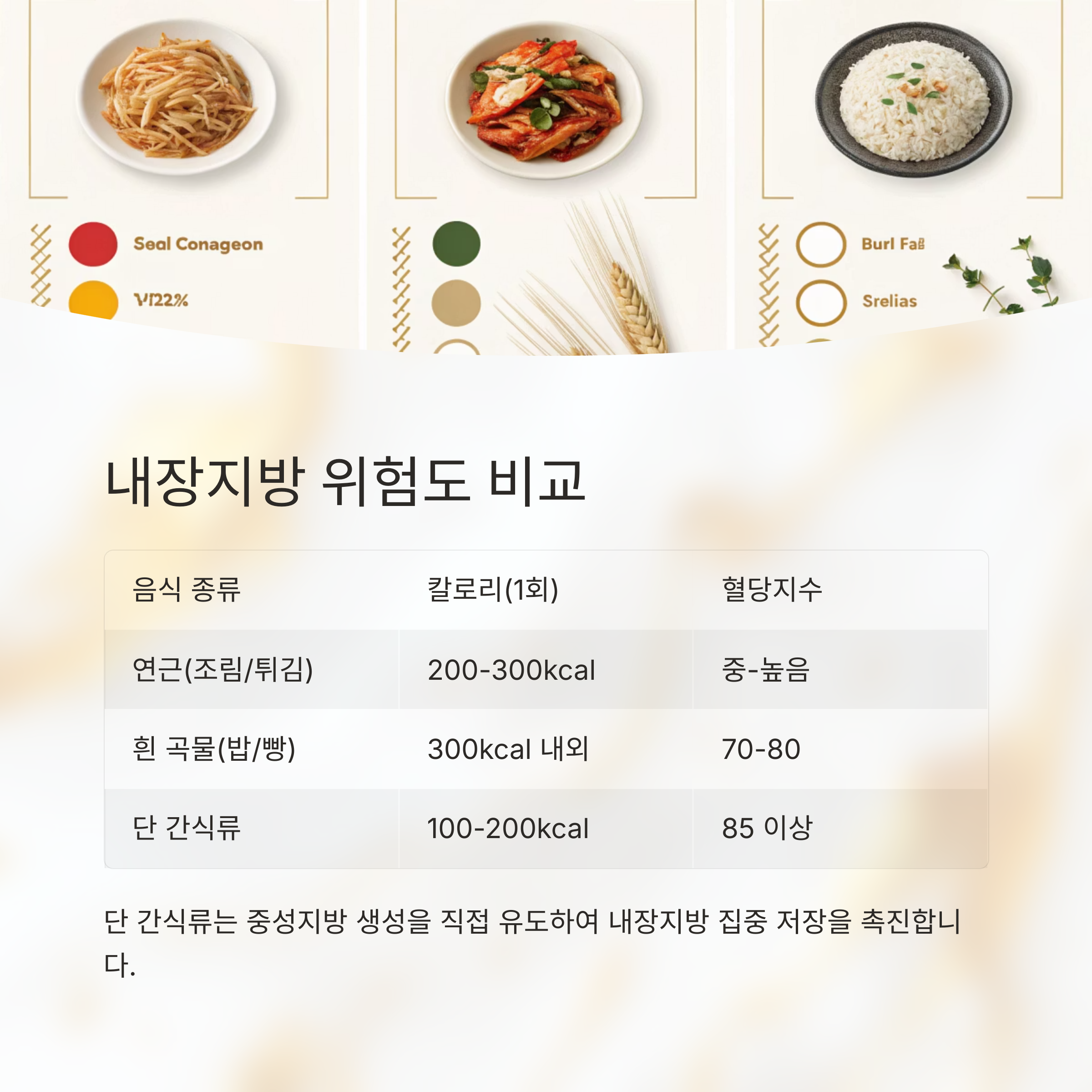 내장지방 위험도 비교