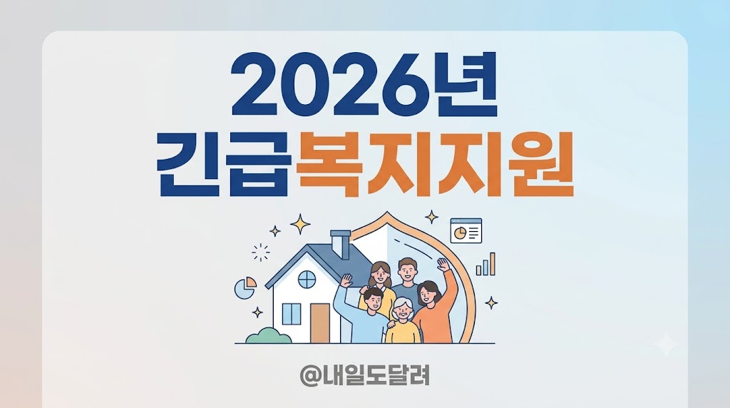 2026 긴급복지지원제도 생계비 의료비 조건&middot;신청법