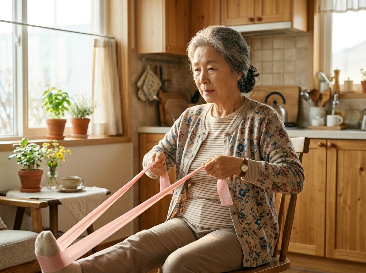 시니어 근감소증 자가 진단법과 근육량 회복법