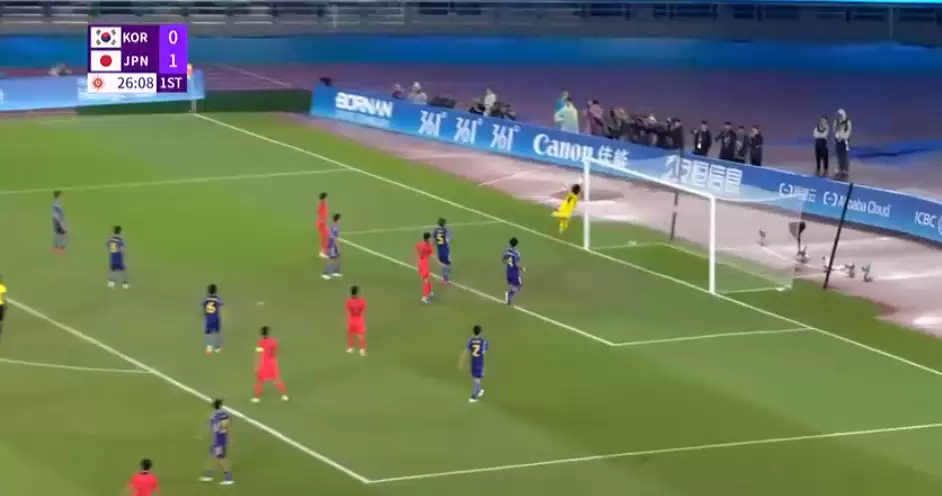 아시안게임 한일 축구 결승전 금메달