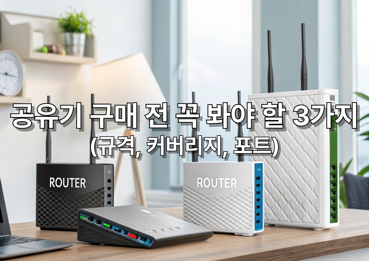 여러가지 공유기 이미지