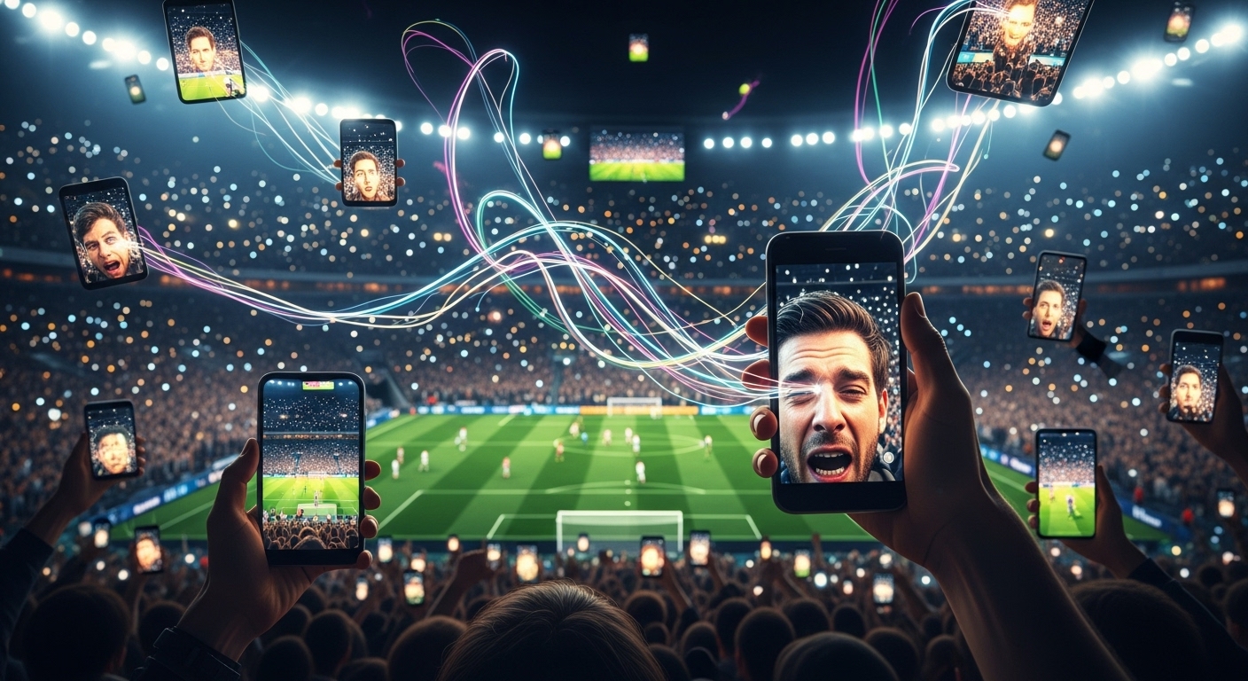 스마트폰 카메라가 바꾼 관전 문화 관련 사진