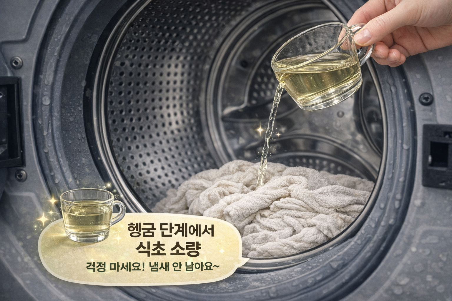 빨래 냄새 해결 방법