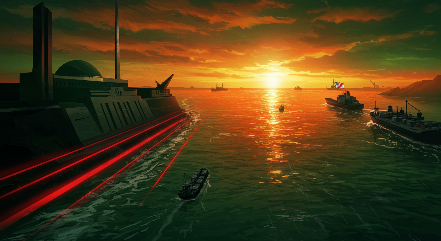 이란 의회, 호르무즈 해협 봉쇄 사진