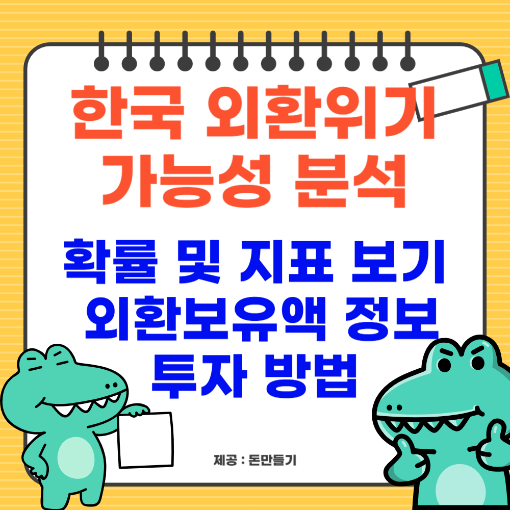 한국 외환위기 가능성 분석
