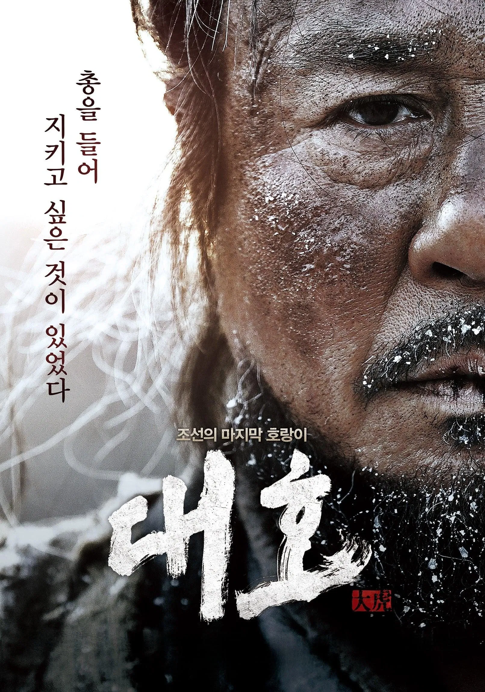 한국영화 '대호'의 포스터사진