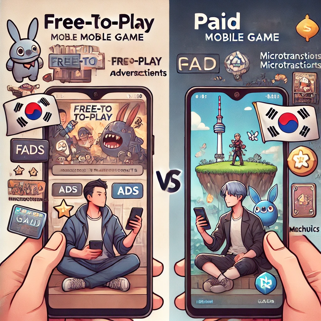 한국 모바일 게임의 차이점