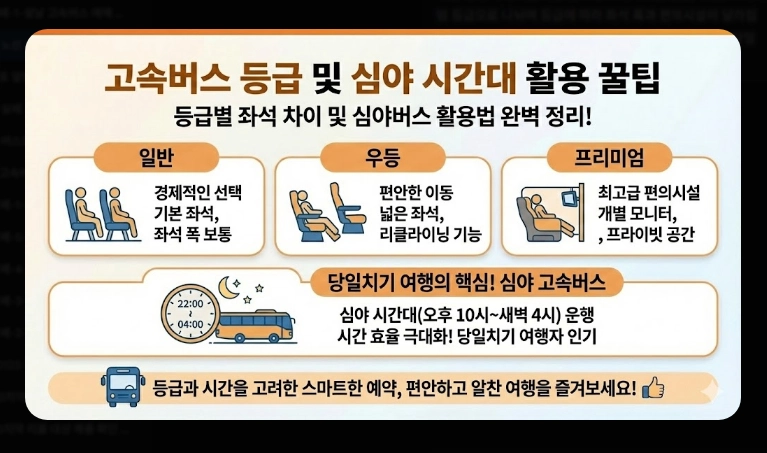 주요 노선 요금(고속버스, KTX, SRT)(2026년 + 전략)