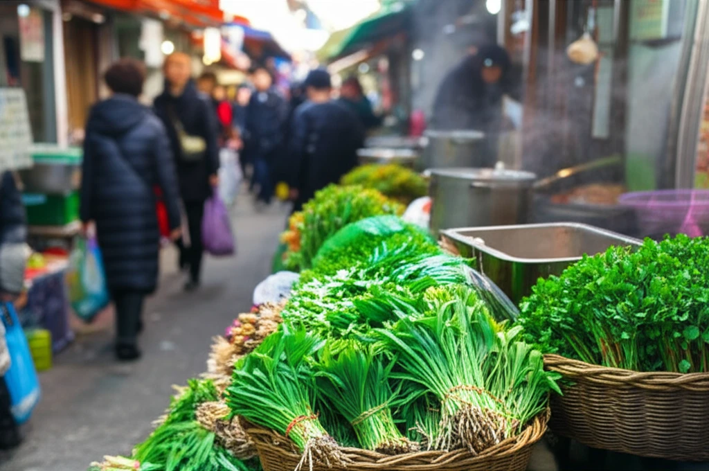 오산 오색시장 장날 정보와 물향기수목..