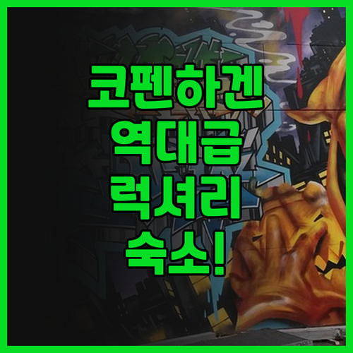 파크 레인 코펜하겐 후기 리모델링으로..