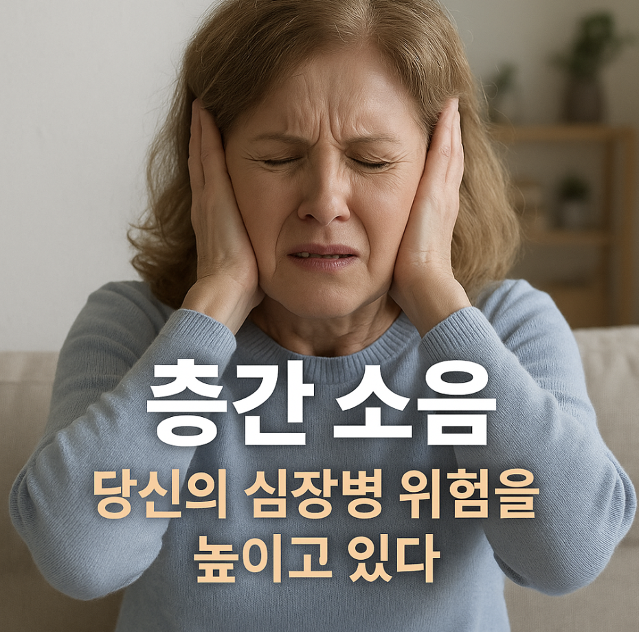 층간 소음, 당신의 심장병 위험을 높이고 있다