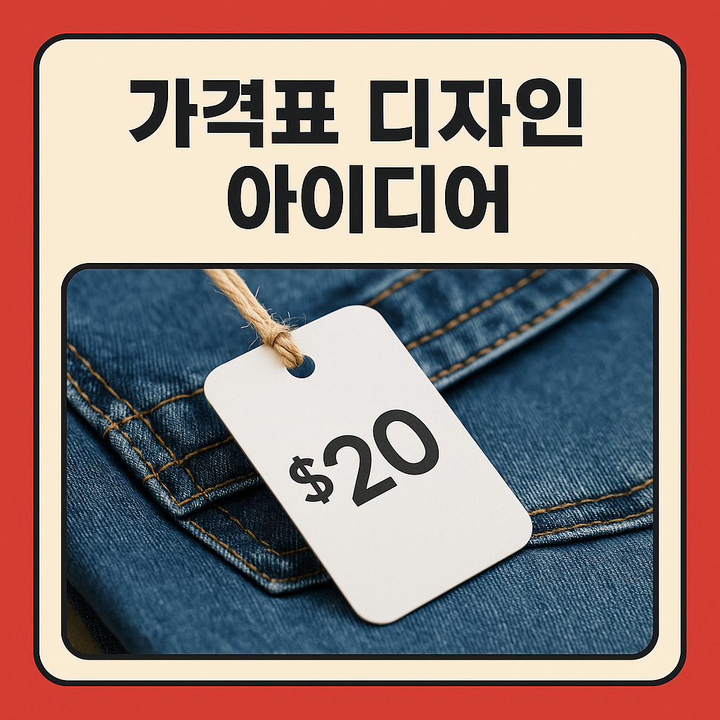 가격표 디자인 아이디어