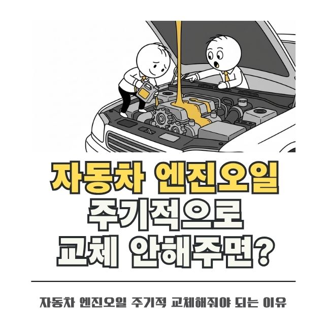 엔진 보호를 위한 정기적인 엔진오일 교체 이유