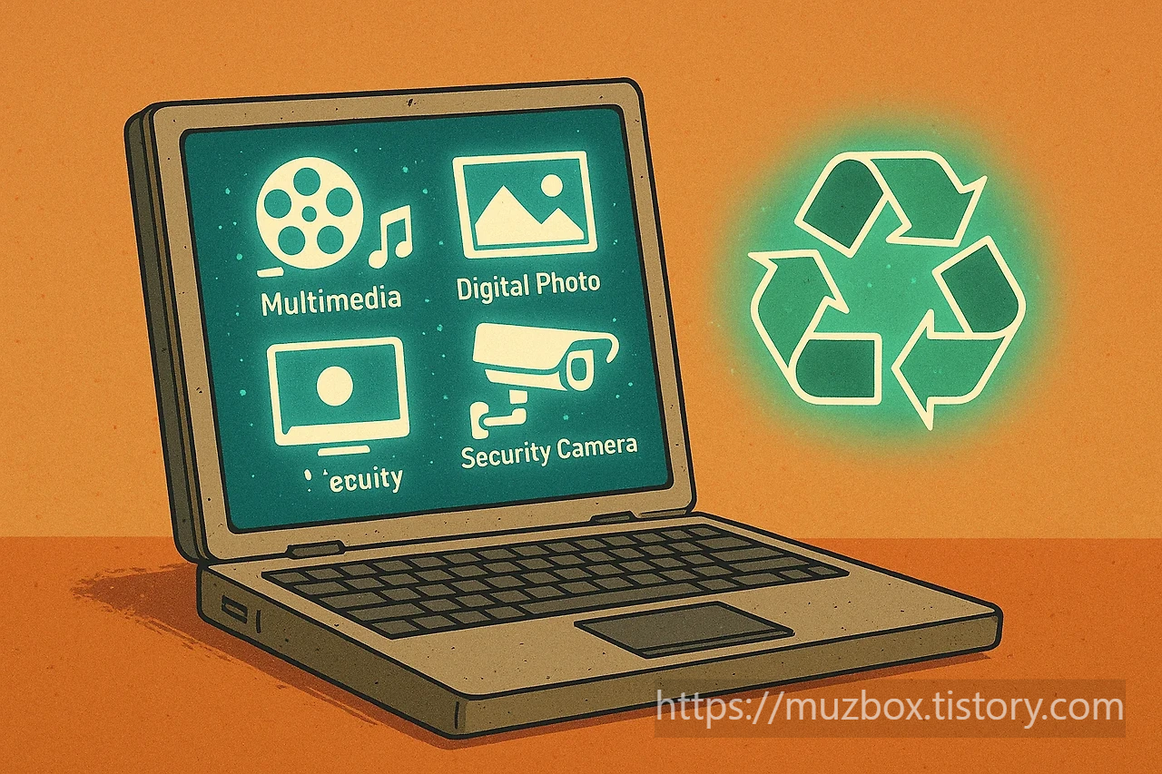 오래된 노트북 재활용하는 7가지 실용적인 방법