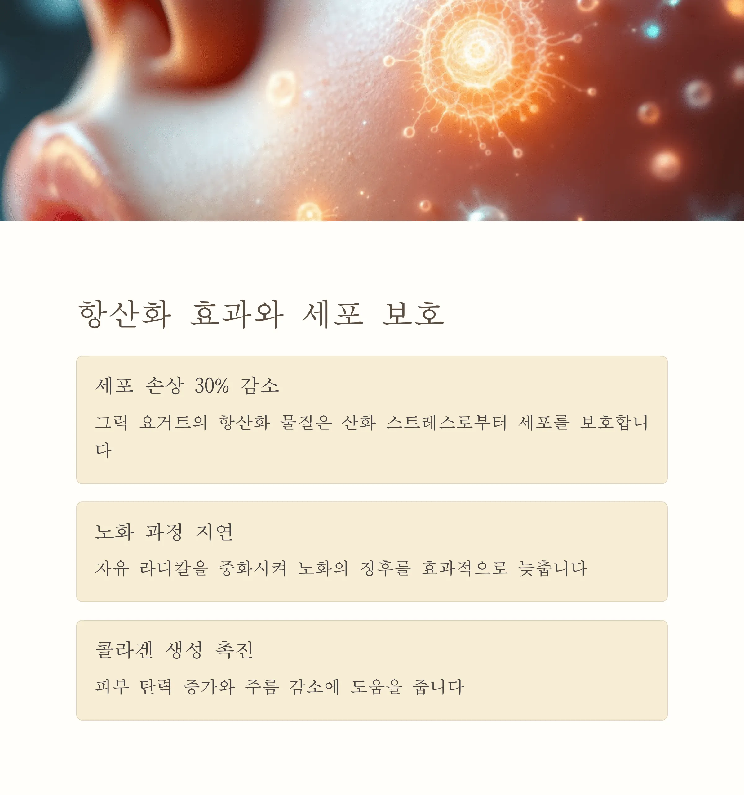 저속노화 식단의 핵심, 그릭요거트가 답