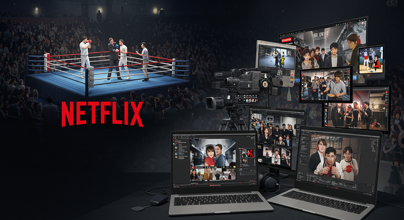 OTT 플랫폼의 스포츠 중계 전략 장면 콜라주