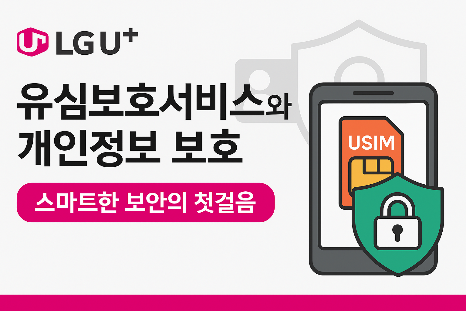 LG유플러스 유심보호서비스와 개인정보 보호