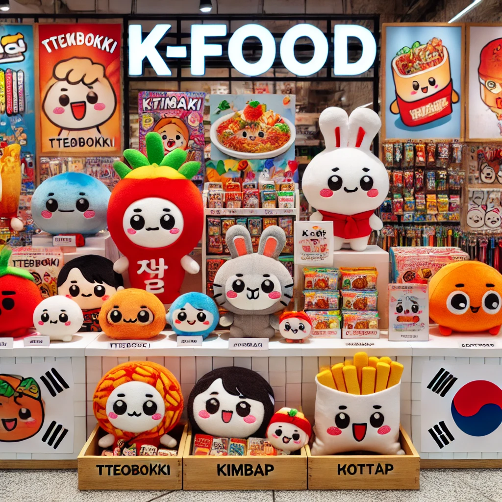 K-푸드 캐릭터 관련 사진