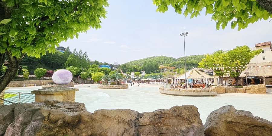 리코스타 식당에서 찍은 마르카리베 전경