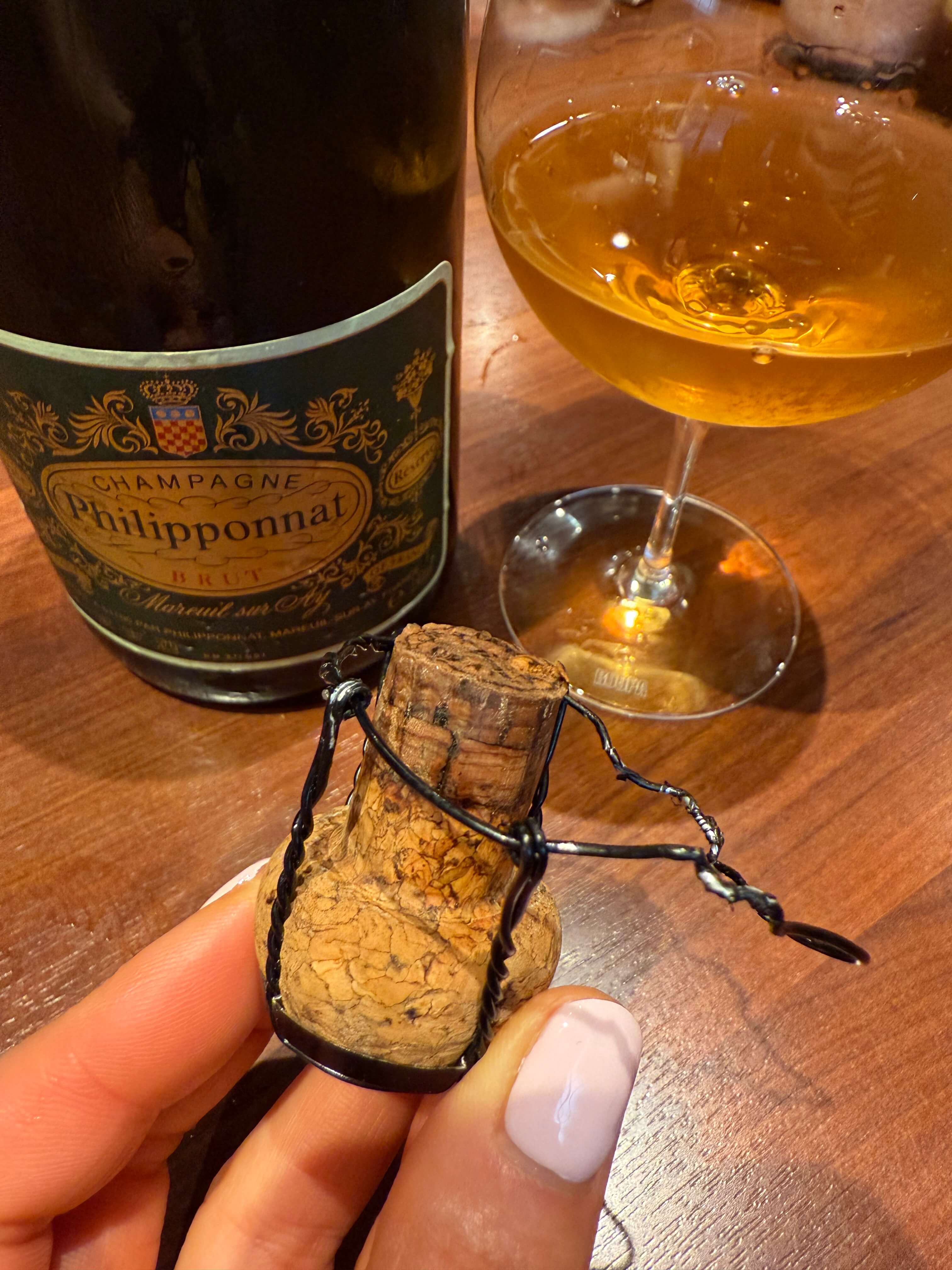Philipponnat Royale Réserve Brut NV (1990s–early 2000s Release), Champagne, France๏ฝํ๋ฆฝํฌ๋ ๋ก์ ๋ฆฌ์ ๋ธ ๋ธ๋คผ NV (1990๋
๋~2000๋
๋ ์ด๋ฐ)