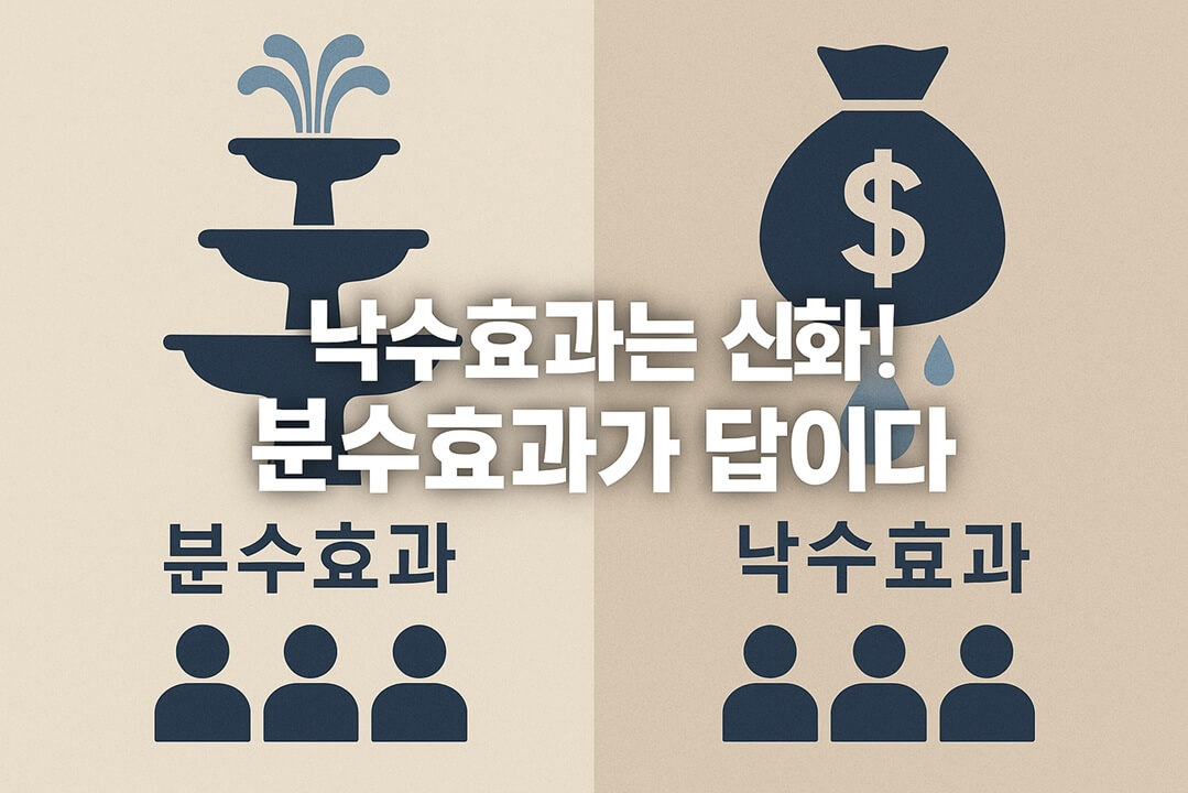 낙수효과 vs 분수효과, 경제 정책의 두 얼굴