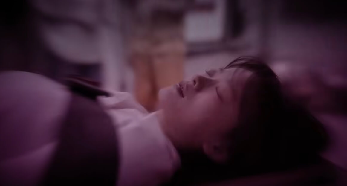 구급차에 실려가는 다해