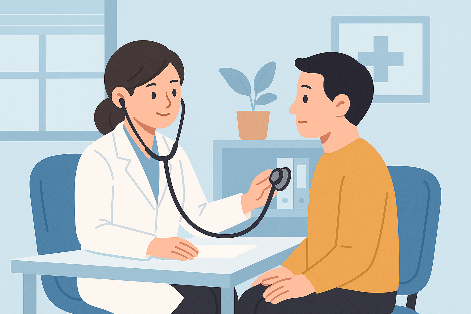 2025 건강검진 받는 모습