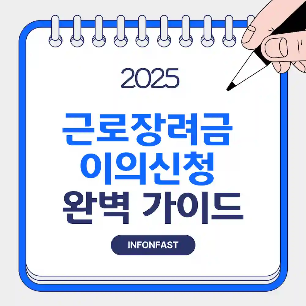 근로장려금 이의신청 완벽 가이드라고 적힌 블로그 썸네일