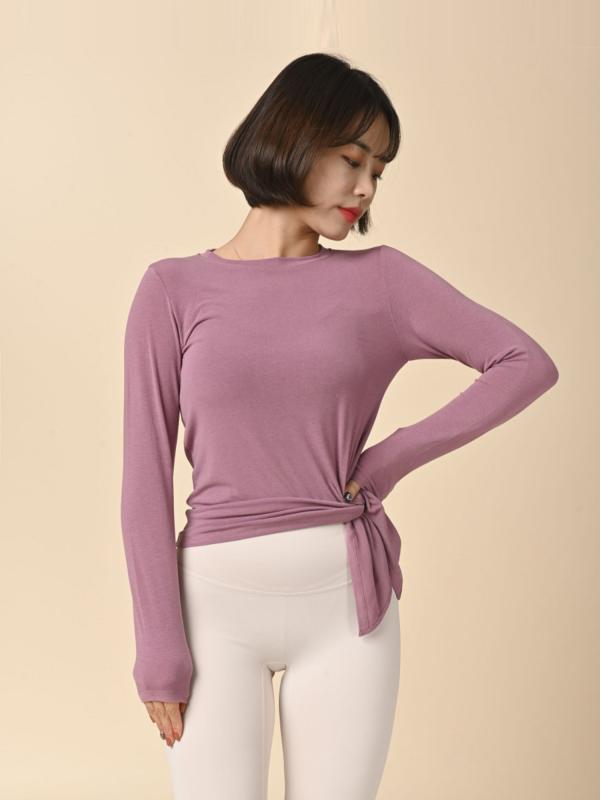 뮤토웨어 써니 커버업 필라테스복 필라테스옷 필라테스 운동복 상의 크롭 탑 요가 복 긴팔