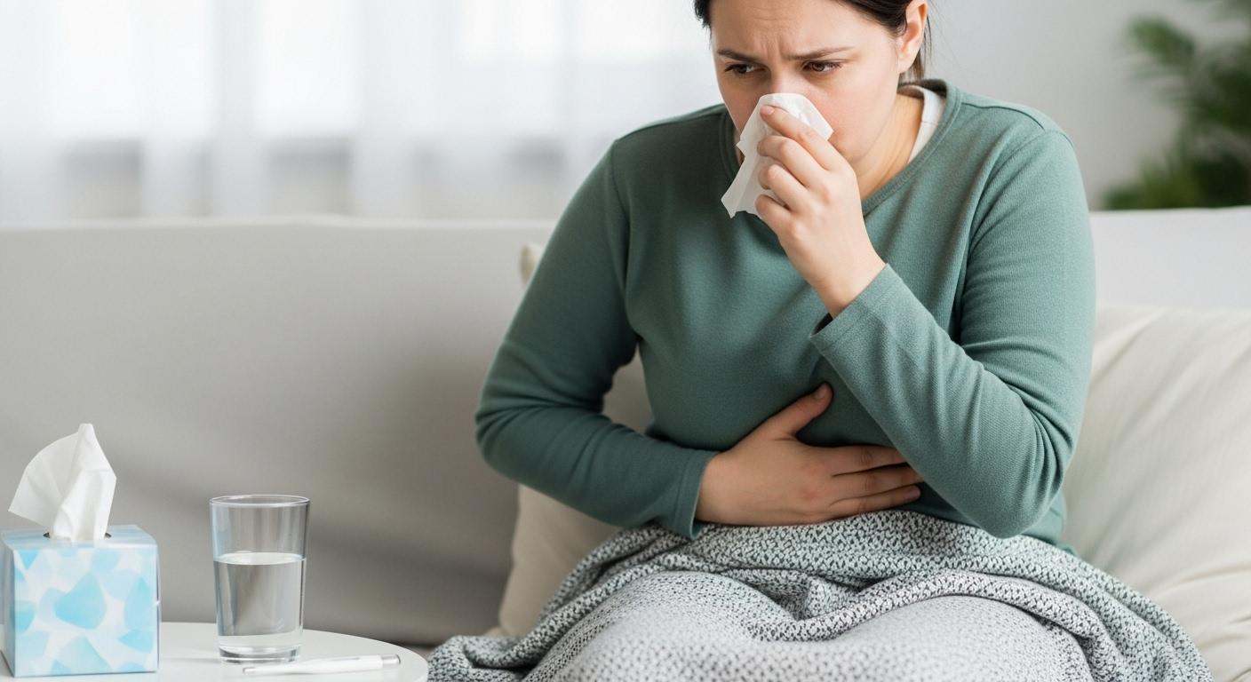 독감증상 배아픔